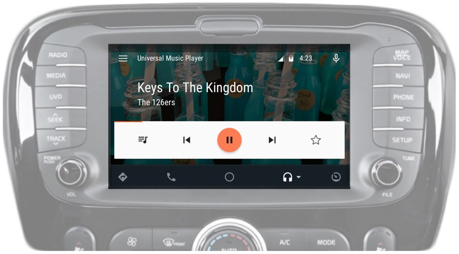 Music on Android Auto